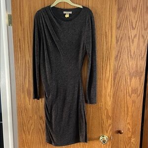 Banana Republic Grey Long Sleeve Dress. Medium.